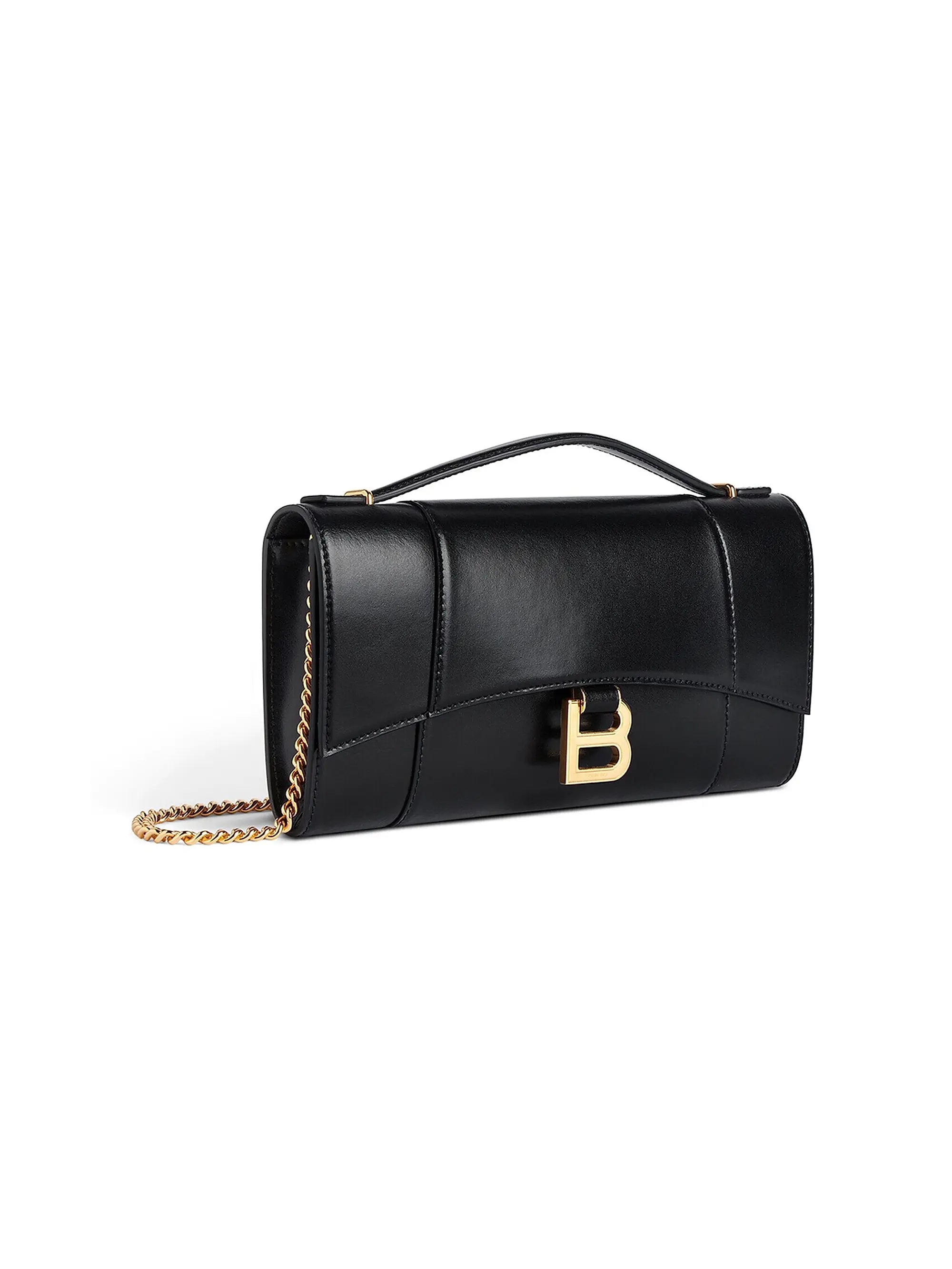 Balenciaga Hourglass Pochette with Chain