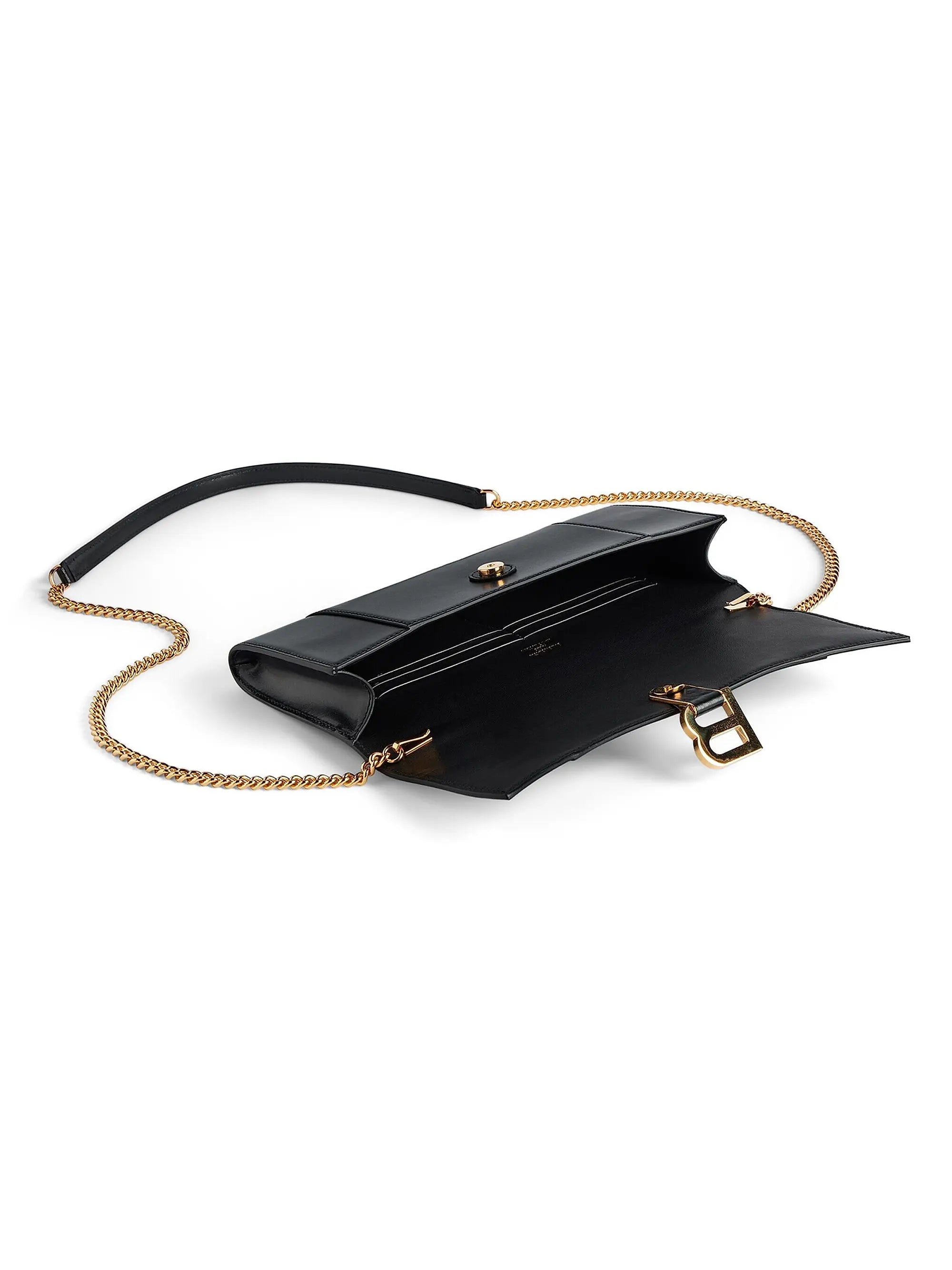 Balenciaga Hourglass Pochette with Chain