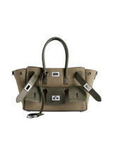 Balenciaga Bel Air Carry All Mini Cotton and Leather Top Handle Bag