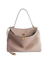 Balenciaga Rodeo Medium Top Handle Bag Grained Calfskin