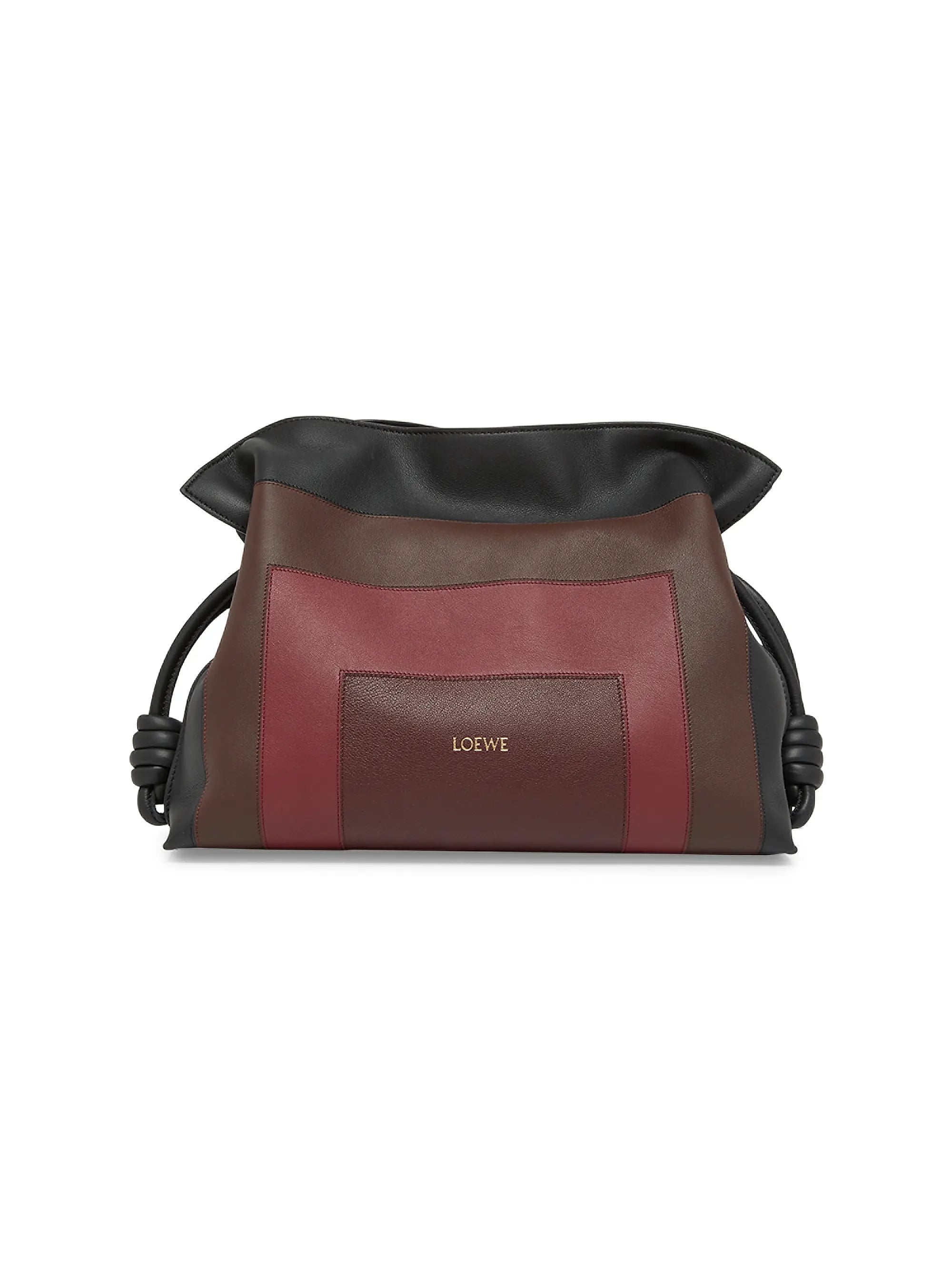 LOEWE Flamenco Leather Clutch