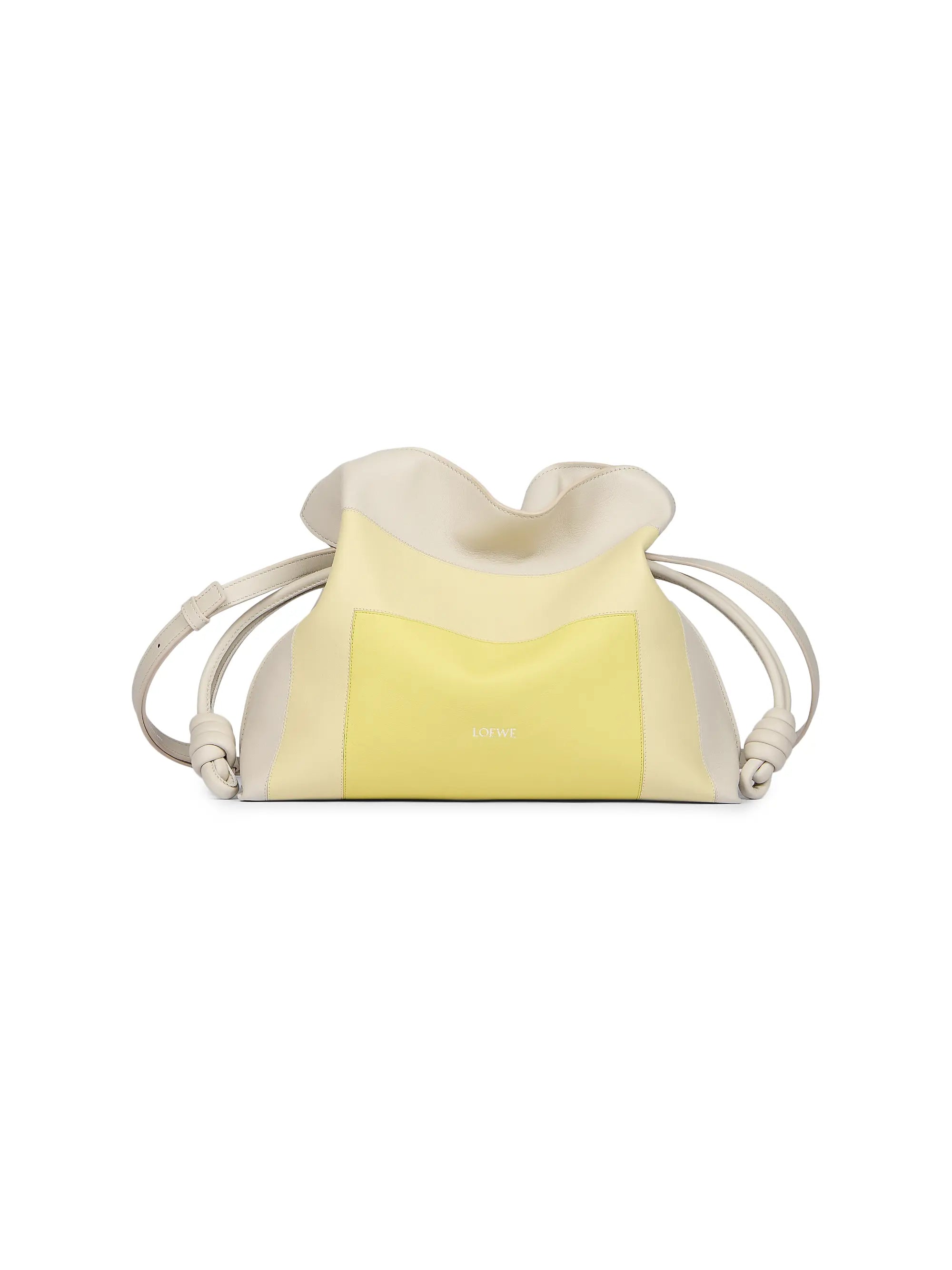 LOEWE Flamenco Leather Clutch