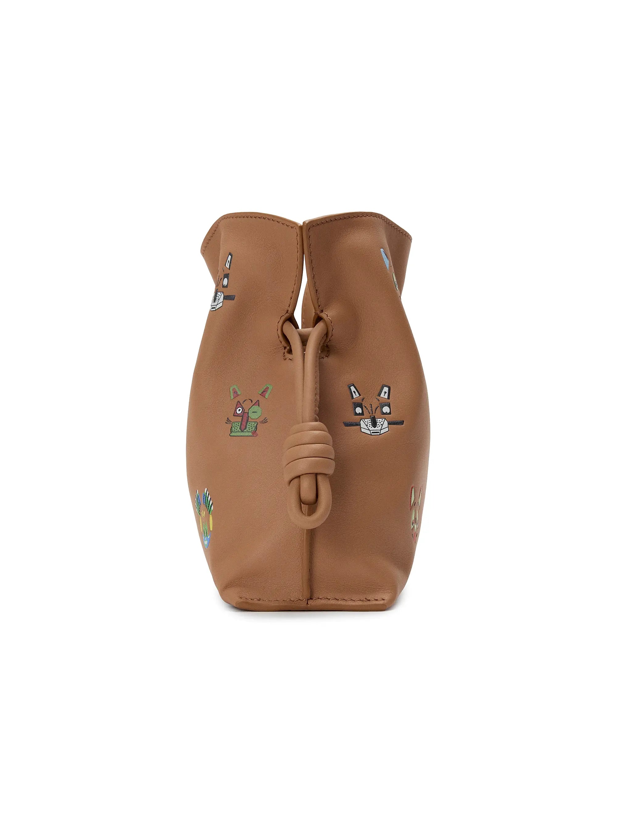LOEWE LOEWE x Louis Wain Mini Cats Flamenco Mini Leather Clutch