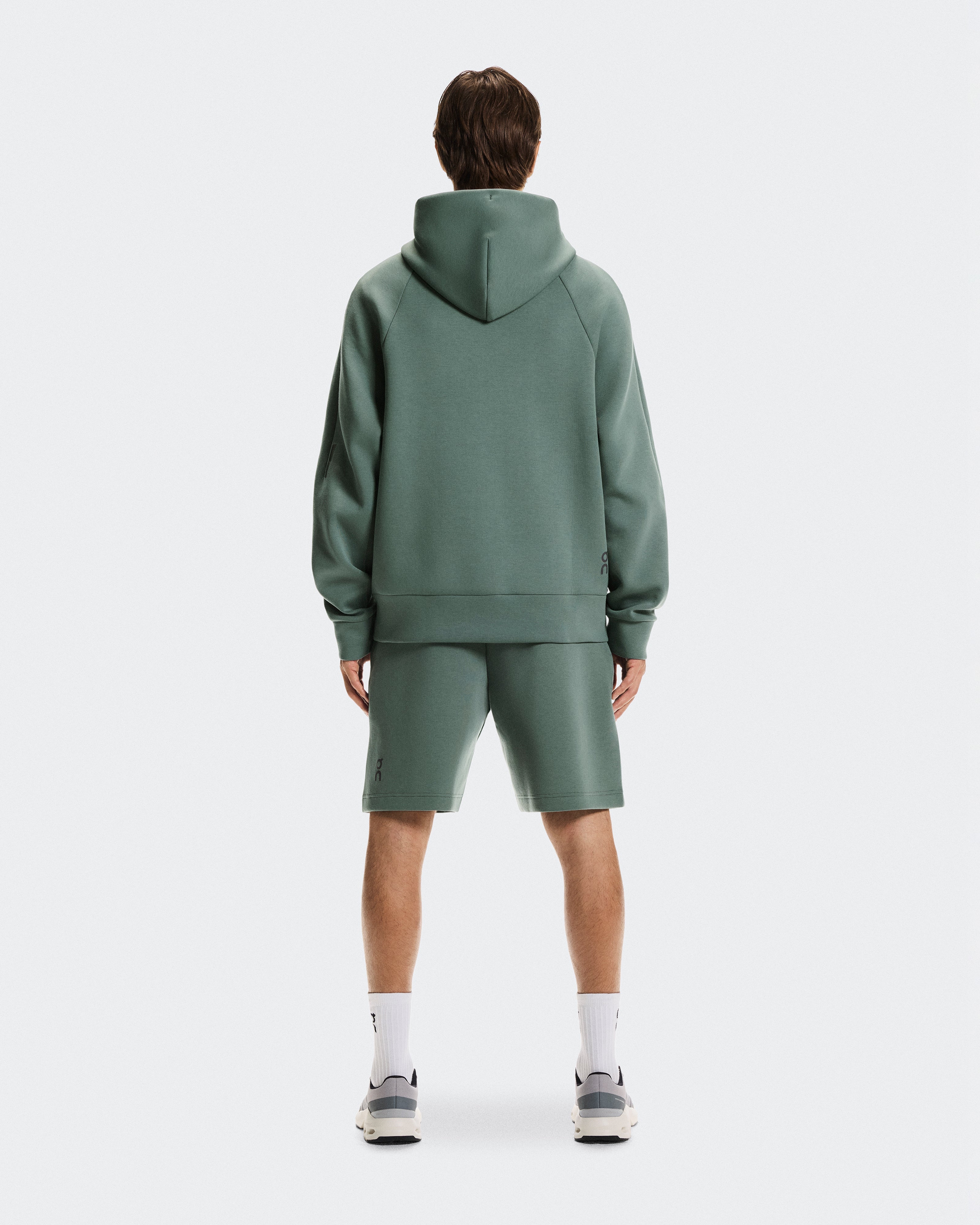 On Focus Tech Zip Hoodie Olive