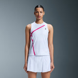 On Court Tank Black | White