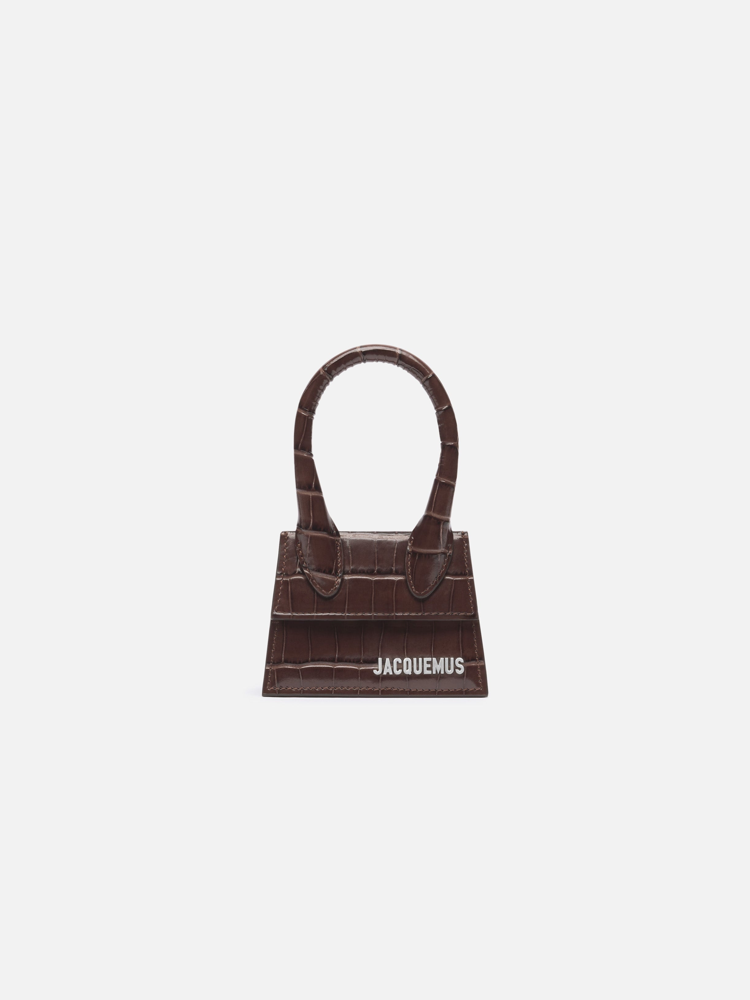 Jacquemus The Chiquito Signature Mini Handbag Dark Brown