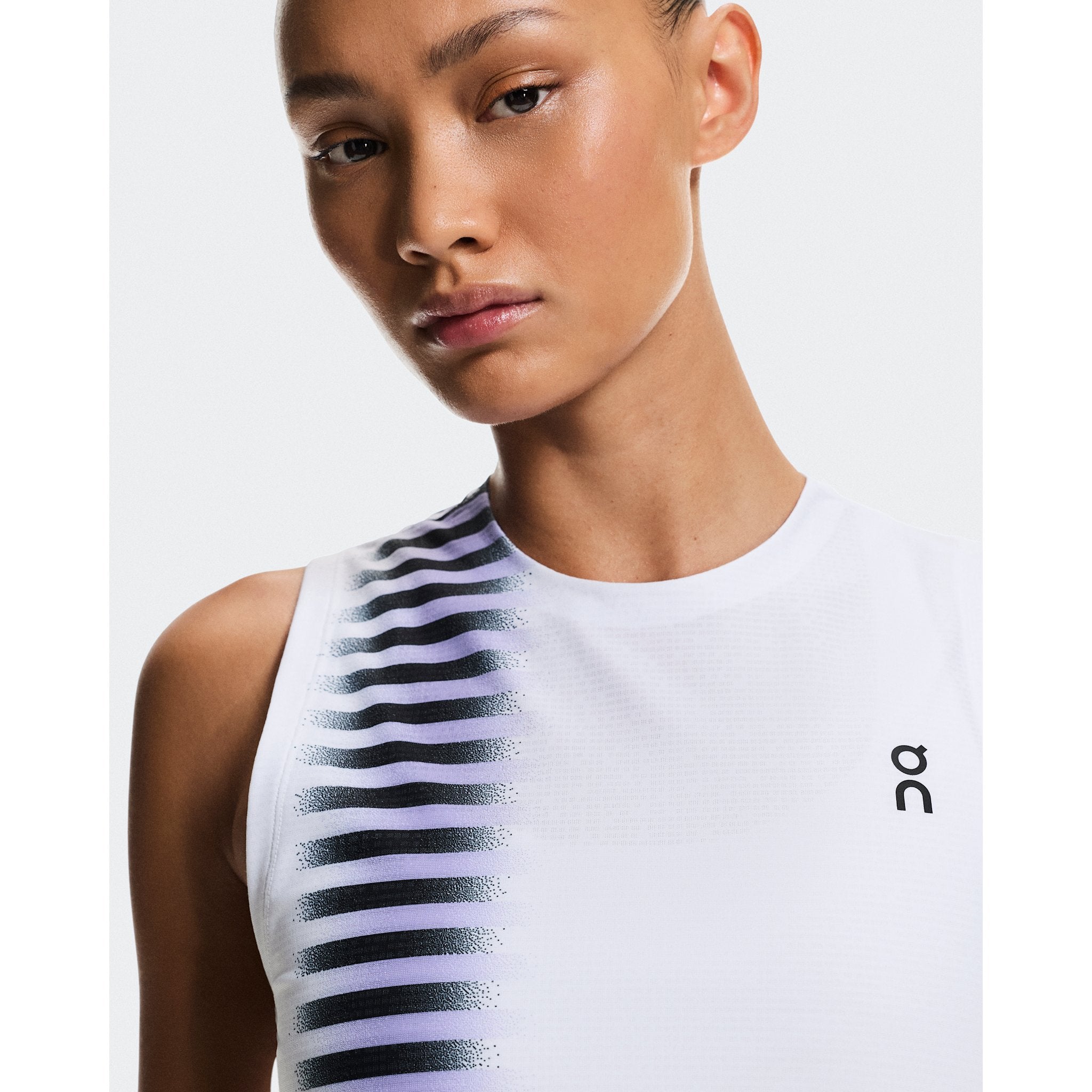 On Court Tank Edge White | Black