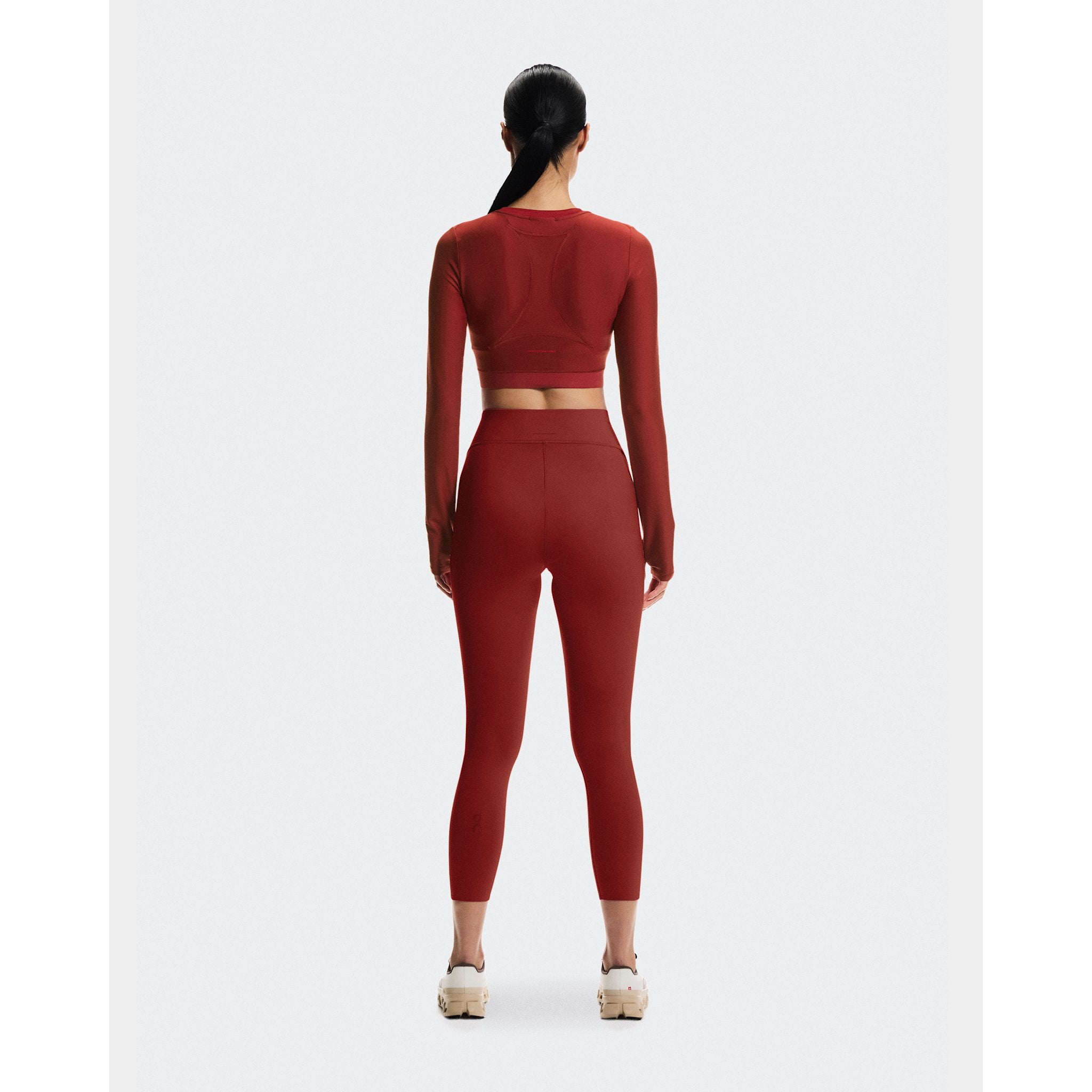 On Train Long Sleeve Crop Year of the Horse Sienna