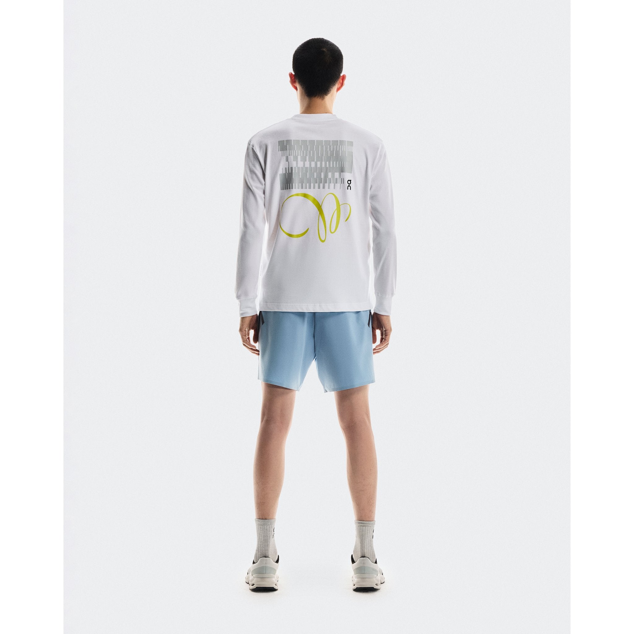 On Club Long-T Graphic White