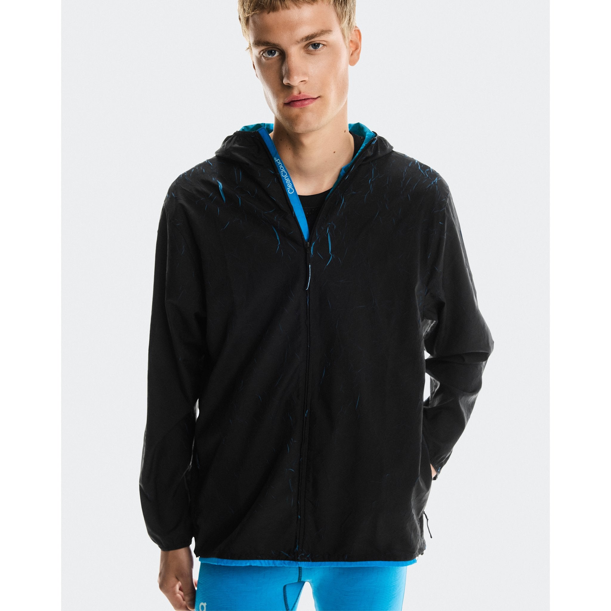 On Pace Run Jacket Malibu | Black