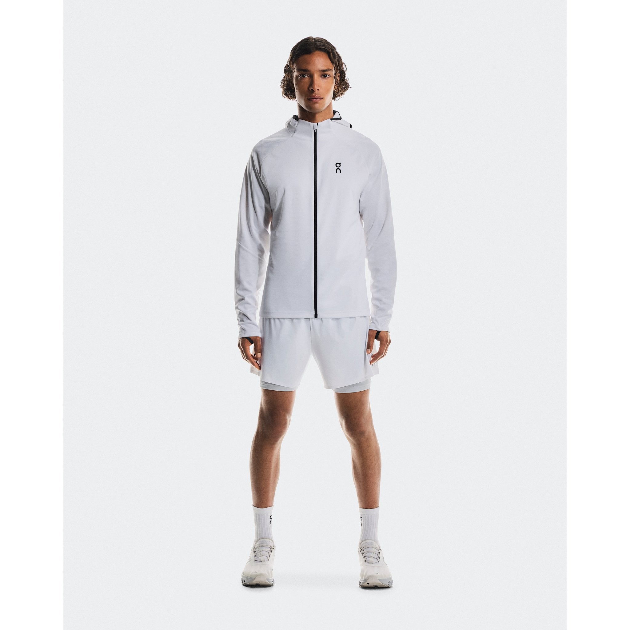 On 5" Performance 2/1 Shorts White | Glacier