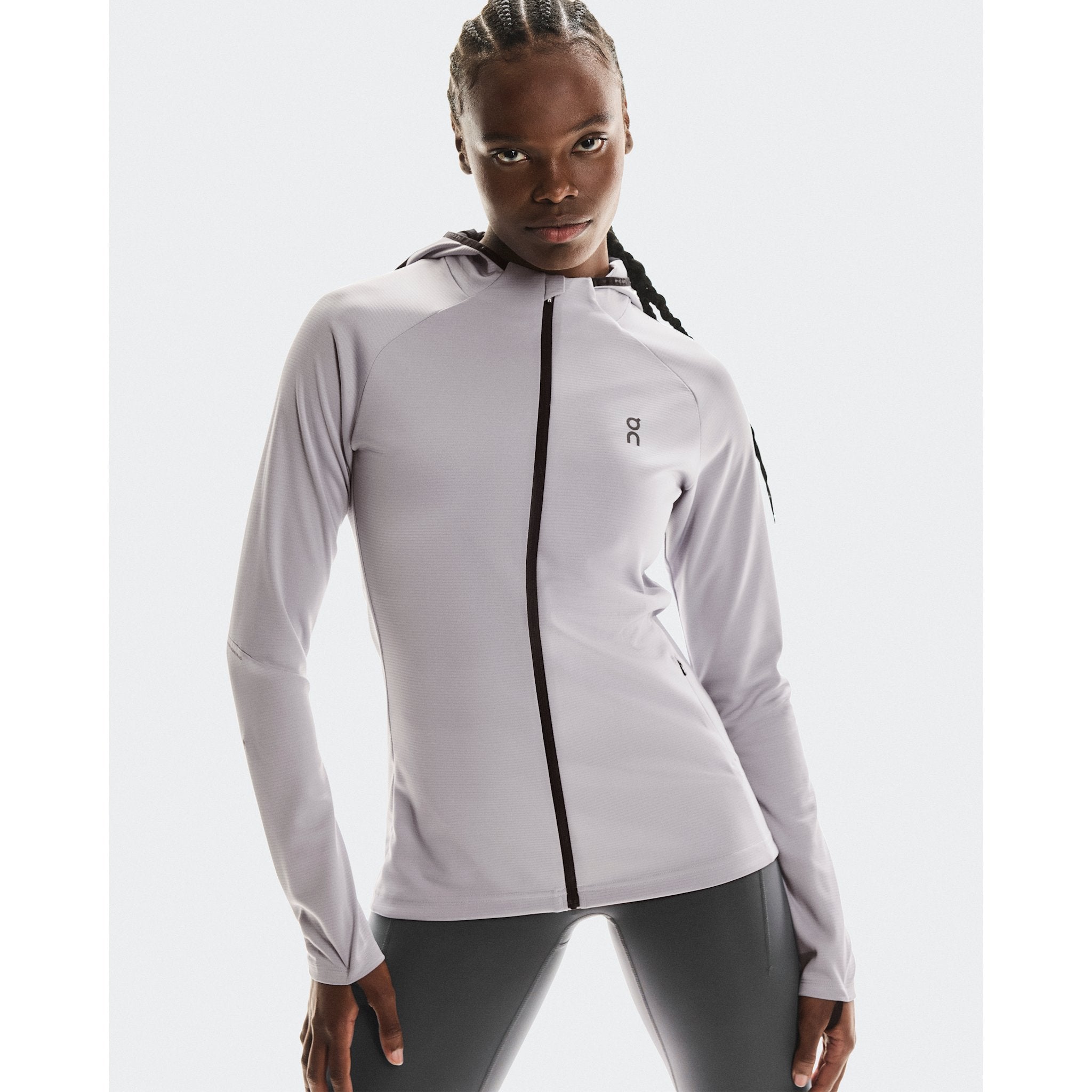 On Climate Zip Hoodie Lilac
