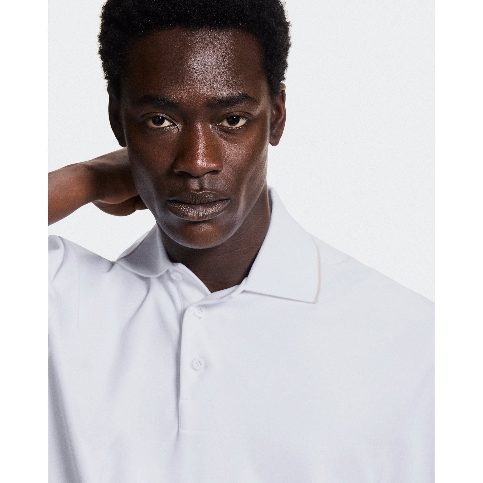 On Courtside Polo White | Sand