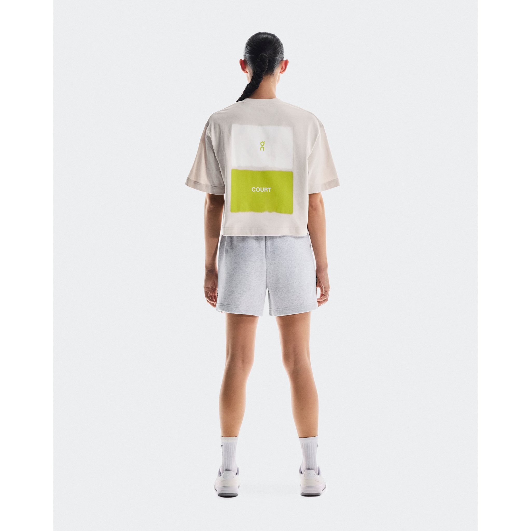 On Club Boxy-T Graphic Silver