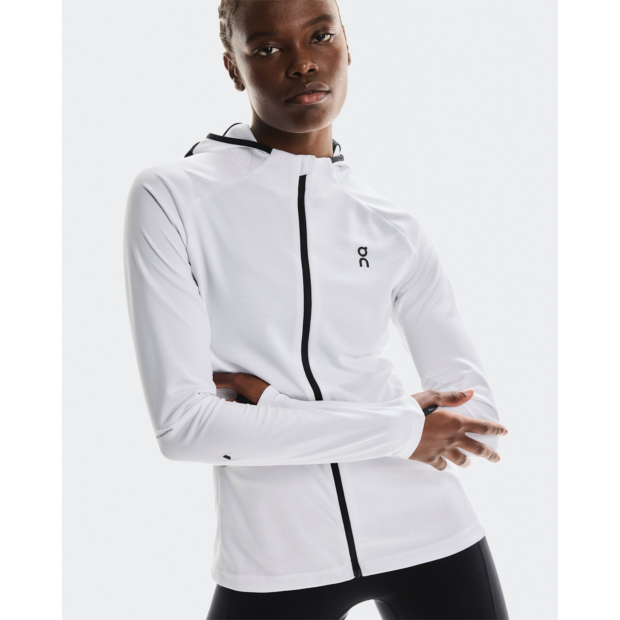On Climate Zip Hoodie White
