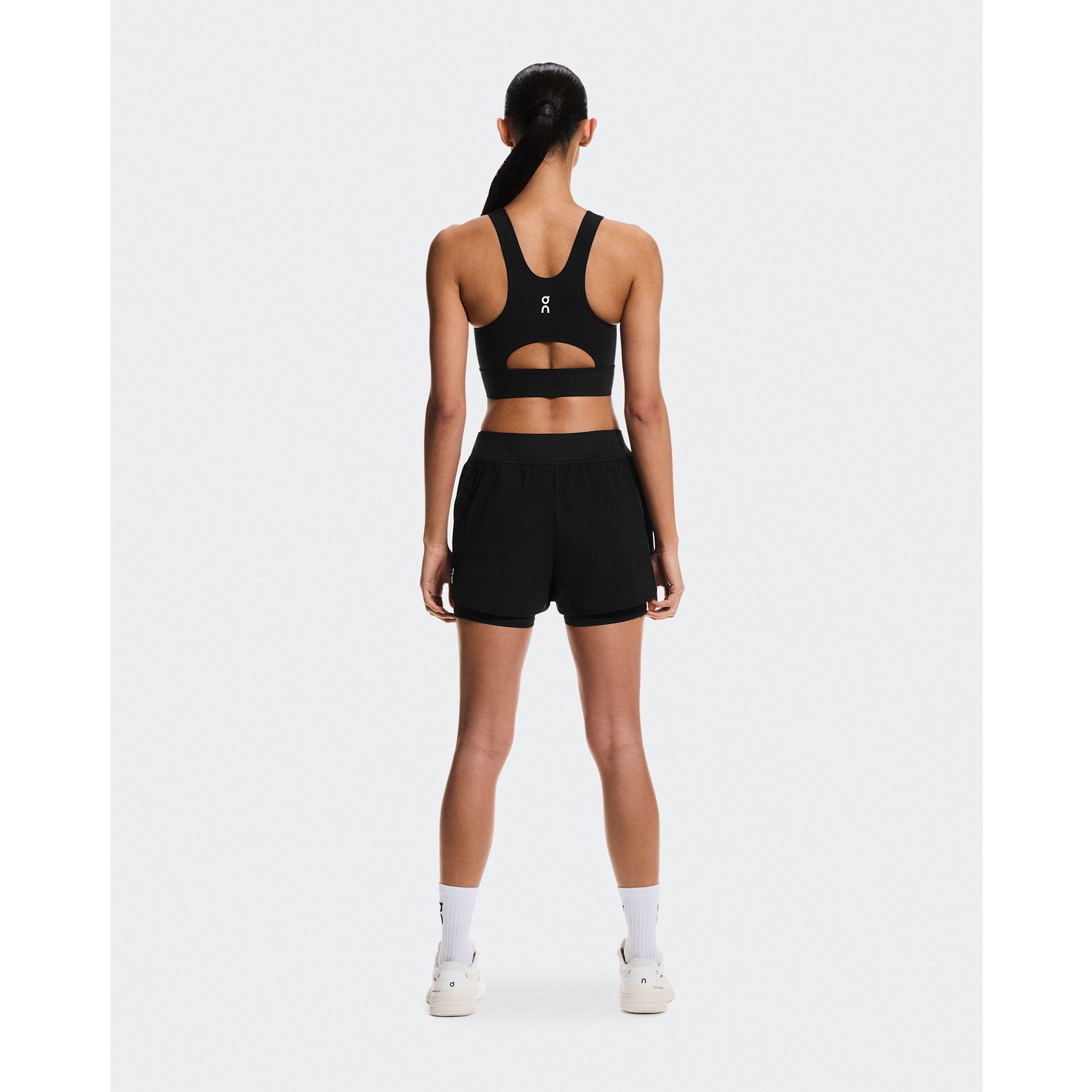 On Court Crop Top Black