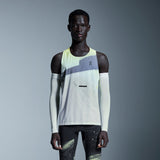 On Race Singlet Limelight | Glacier