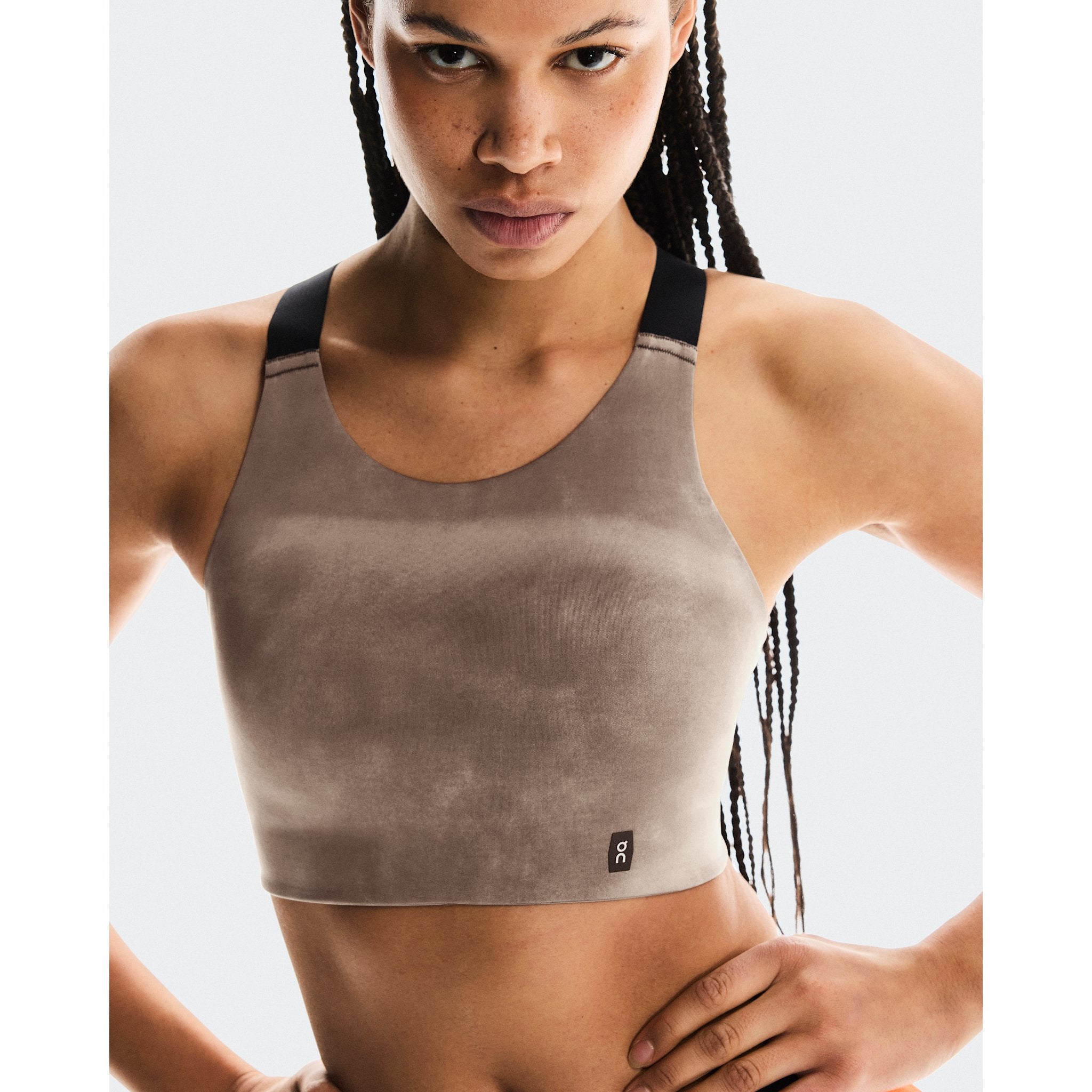 On Performance Bra AOP Cinder | Black