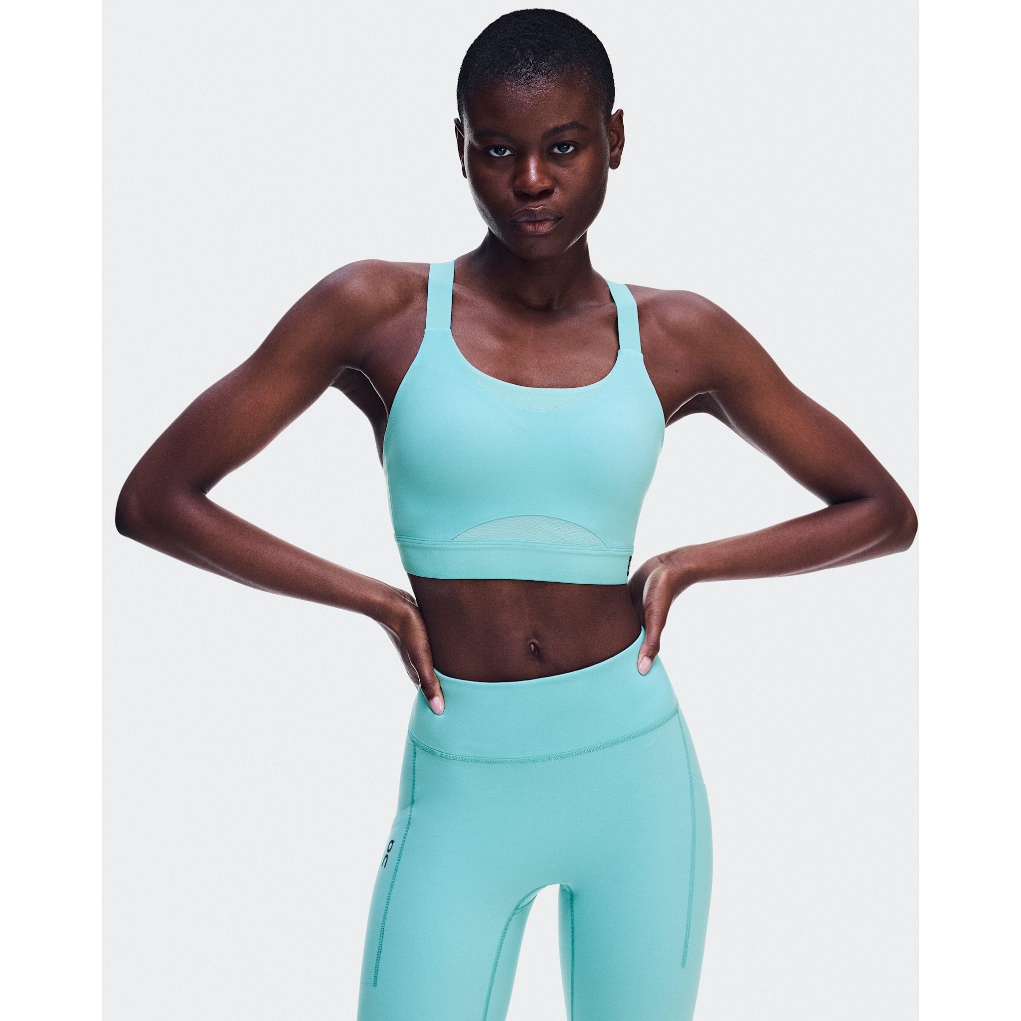 On Performance Tights 7/8 Aquamarine