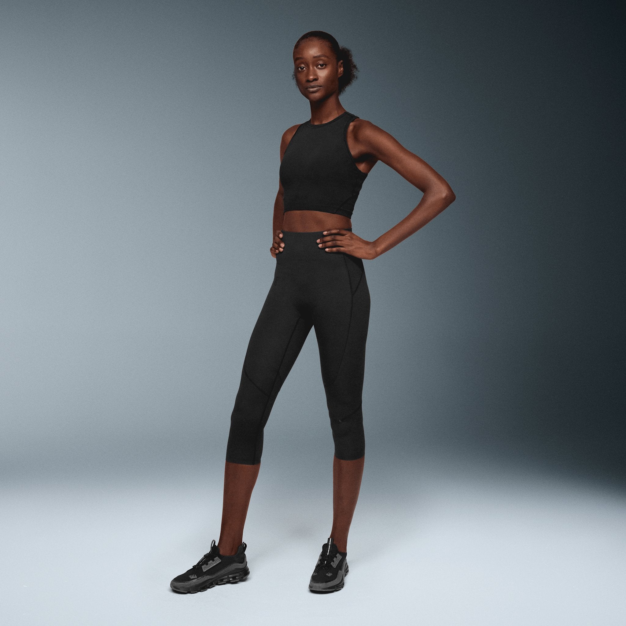 On Movement 3/4 Tights Black