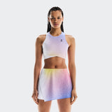 On Court Crop Top Black | White