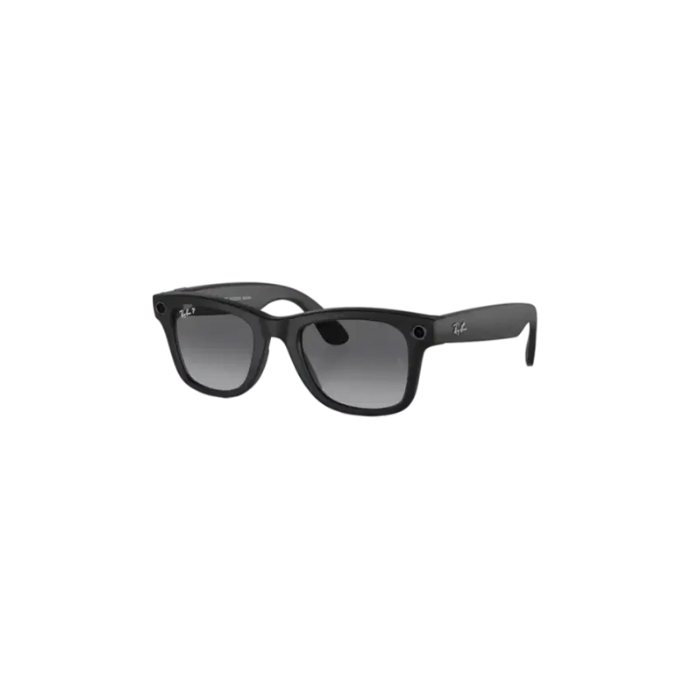 Ray Ban Meta Smart Glasses - Wayfarer Matte Black Graphite Lenses