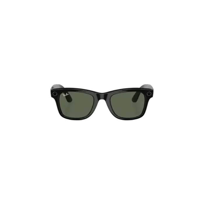 Ray Ban Meta Smart Glasses - Wayfarer Shiny Black G-15 Green Lenses