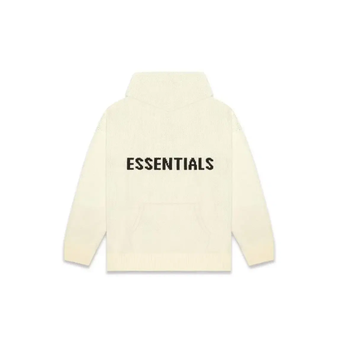 Essentials- Fear of God Knit Hoodie FW20 "Cream"