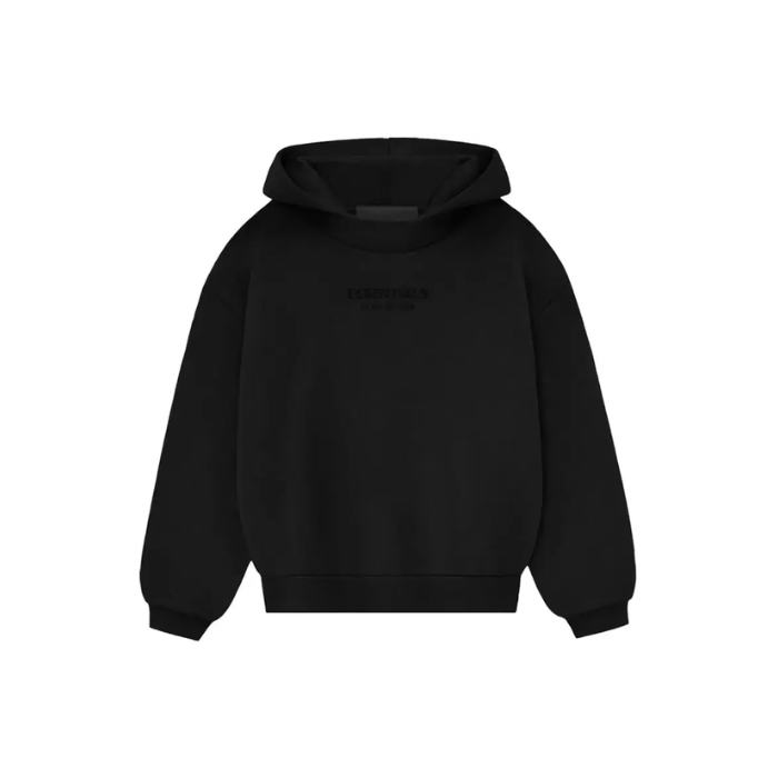 Essentials- Fear of God Hoodie FW23 "Jet Black"