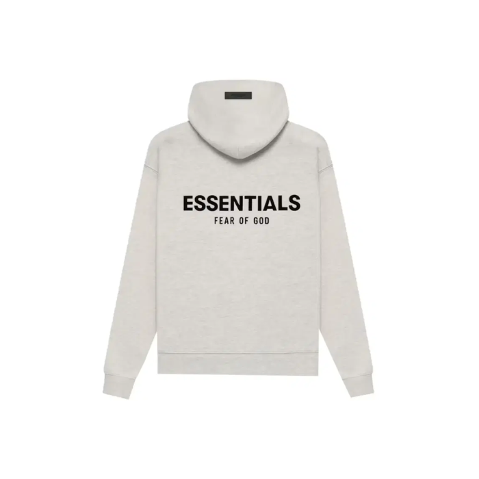 Essentials- Fear of God Hoodie "Light Oatmeal"