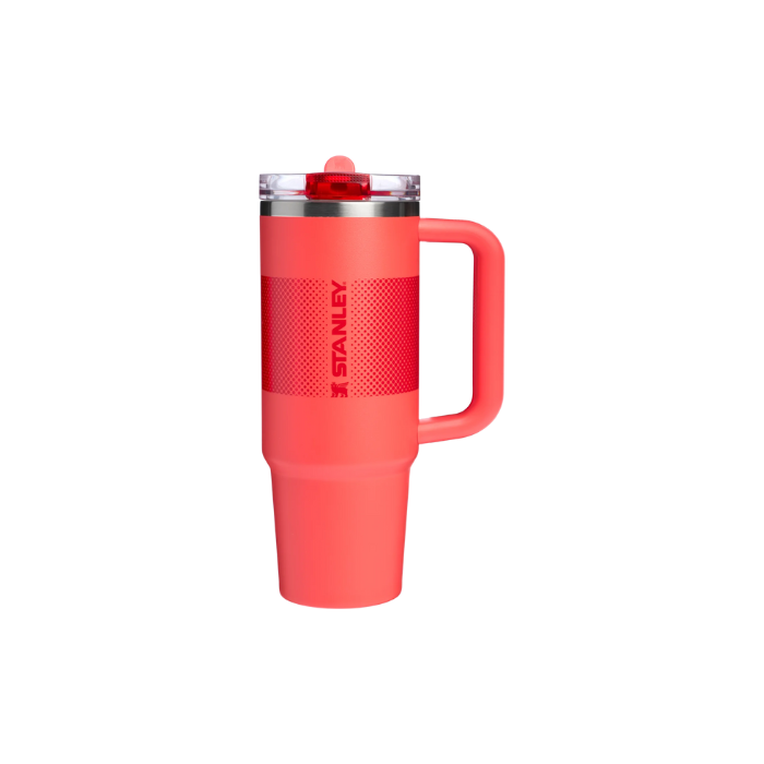 Stanley Quencher ProTour Flip Straw Tumbler "Hot Coral Fade"