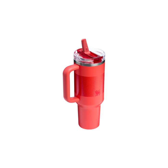 Stanley Quencher ProTour Flip Straw Tumbler "Hot Coral Fade"
