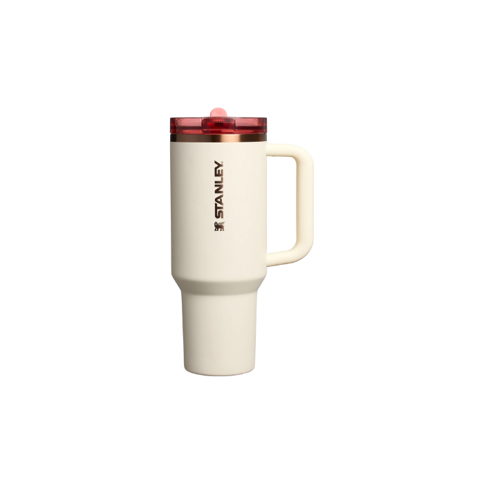 Stanley Quencher ProTour Flip Straw Tumbler "Cream Rose Gold"