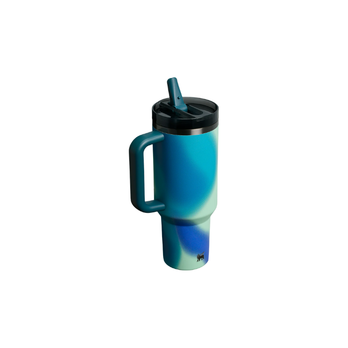 Stanley New Frequency Quencher ProTour Flip Straw Tumbler "Coastal Teal Motion"