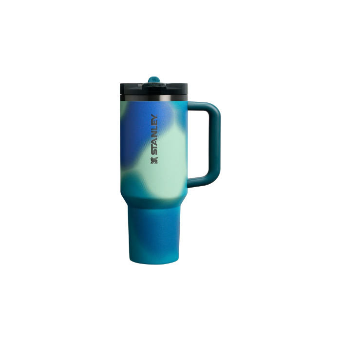 Stanley New Frequency Quencher ProTour Flip Straw Tumbler "Coastal Teal Motion"