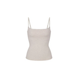 Skims Cotton Jersey Cami Heather Oatmeal
