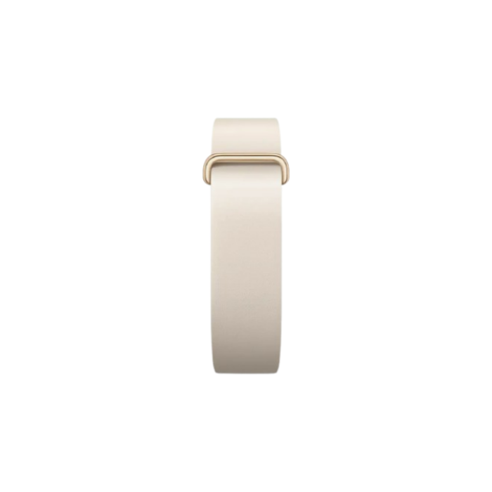 Google Fitbit Air Elevated Modern Band Strap "Porcelain / Polished Champagne Gold Stainless Steel Clasp" (Strap Only)