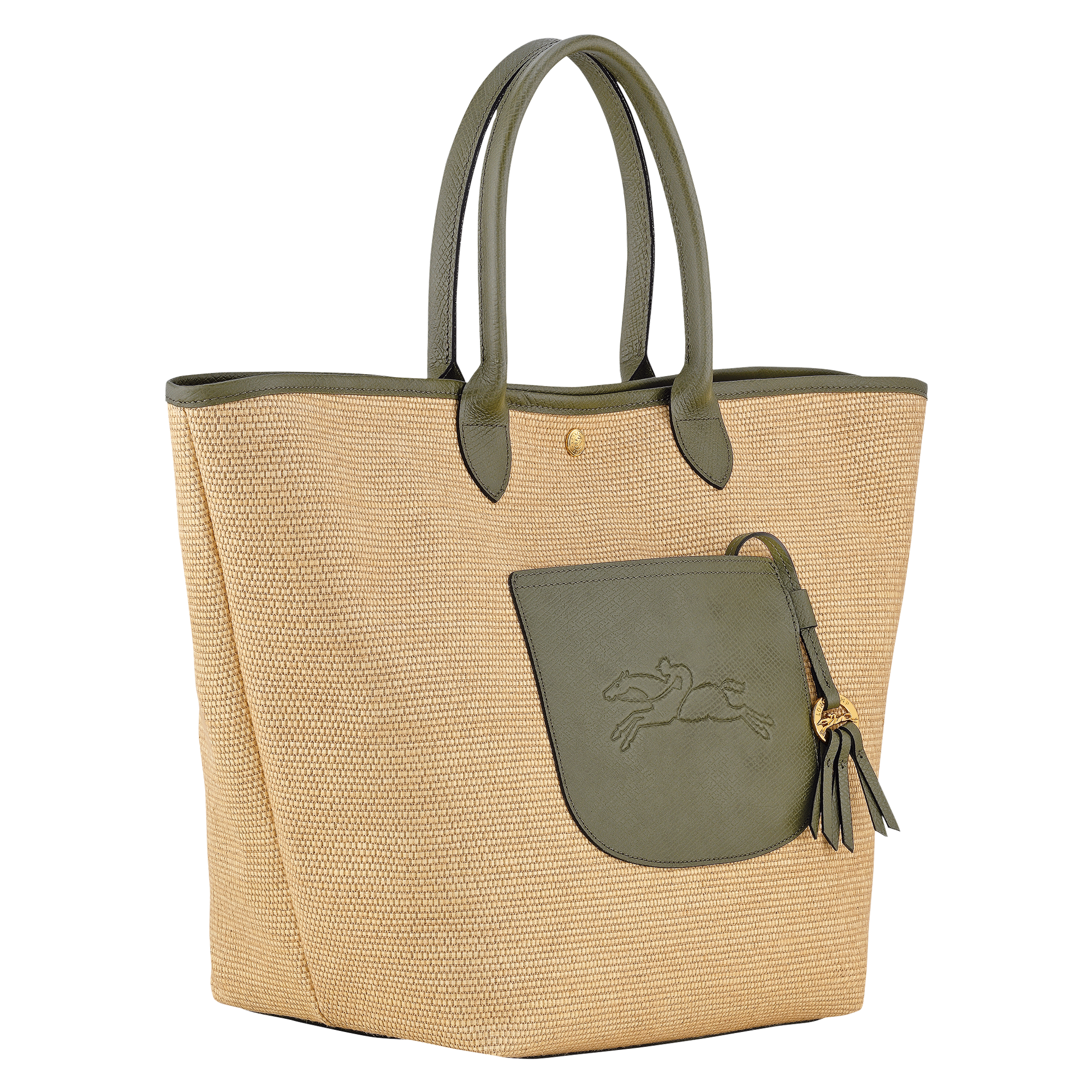 Longchamp Le Pliage Collection L Basket bag Artichoke
