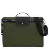 Longchamp Le Pliage Energy Briefcase Khaki