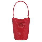 Longchamp Le Roseau Handbag Red