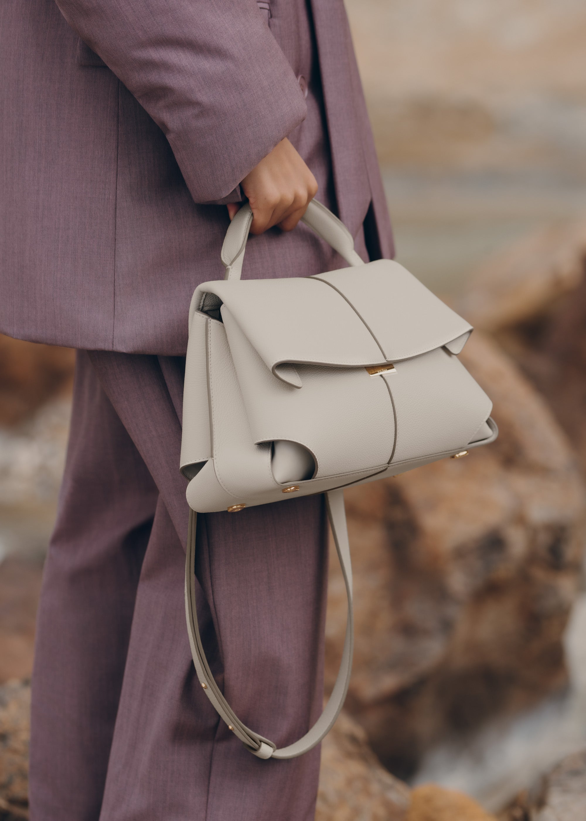 Polene Mokki Textured Chalk