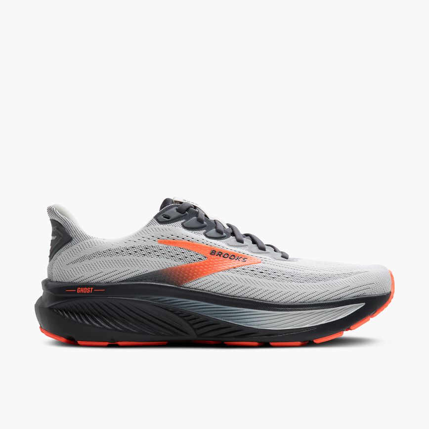 Brooks Ghost 17 Oyster Mushroom/Orange/Ebony