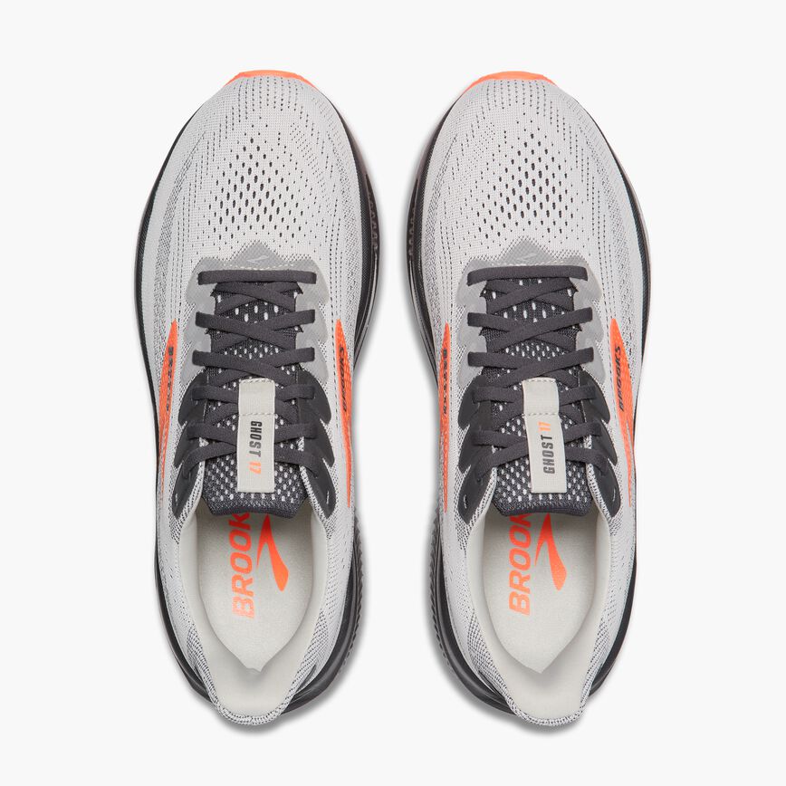 Brooks Ghost 17 Oyster Mushroom/Orange/Ebony