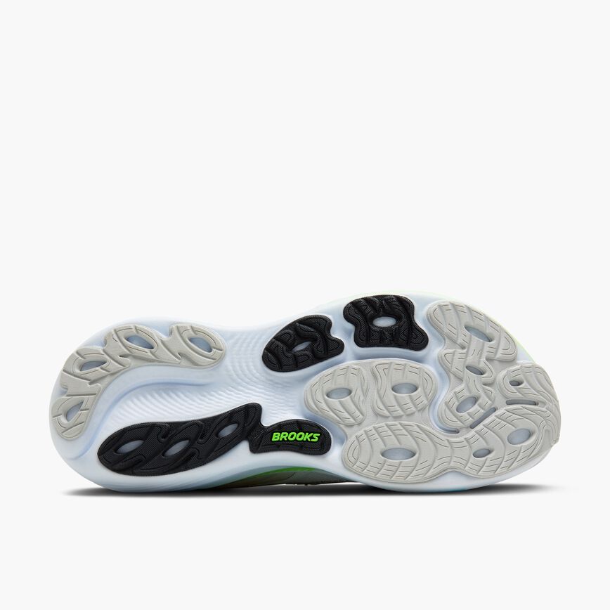 Brooks Adrenaline GTS 25 Oyster/Green Gecko/Blue