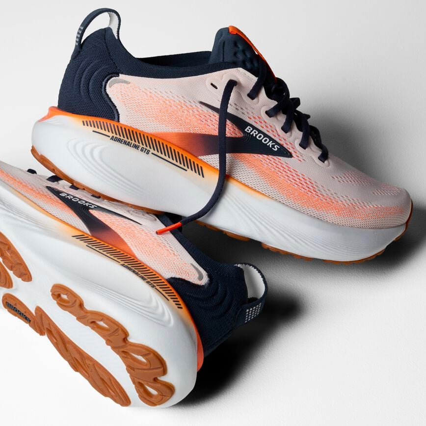 Brooks Adrenaline GTS 25 White/Spellbound/Orange