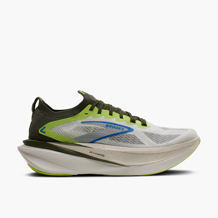 Brooks PYNRS x Hyperion Max 3 Blanc/Acid Lime/Blue