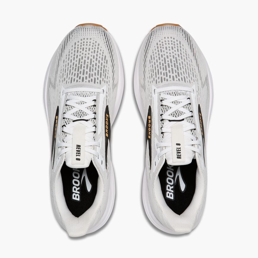 Brooks Revel 8 White/Black/Oak Buff