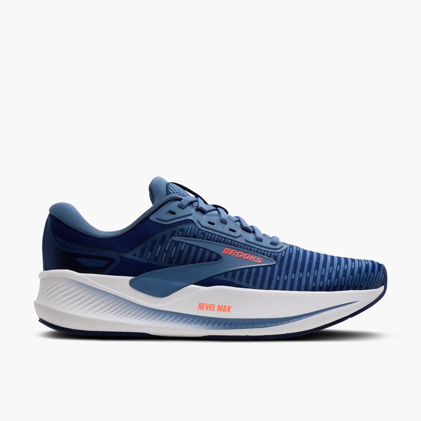 Brooks Revel Max Beacon Blue/Moonlight/Orange