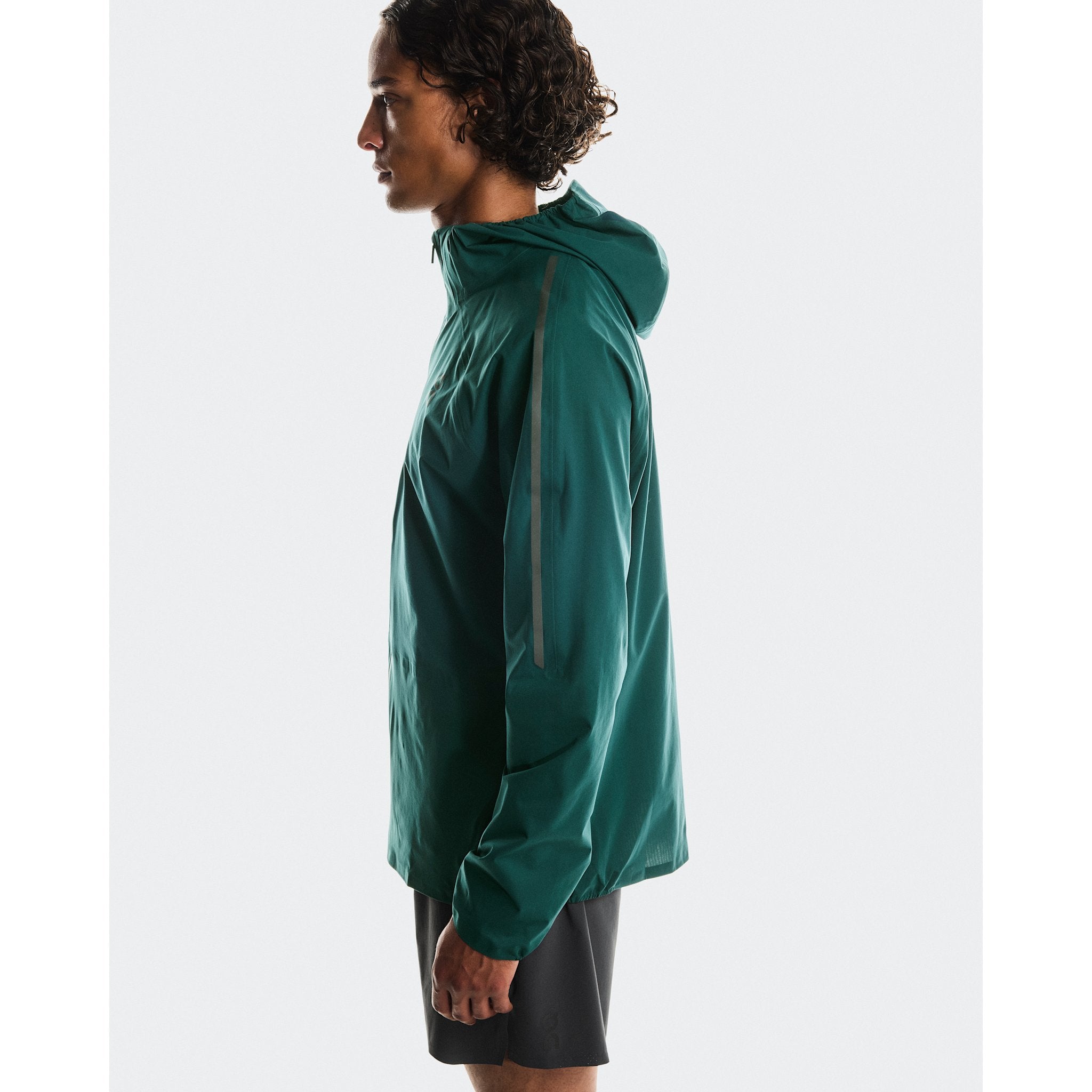 On Performance Jacket Waterproof Spirulina