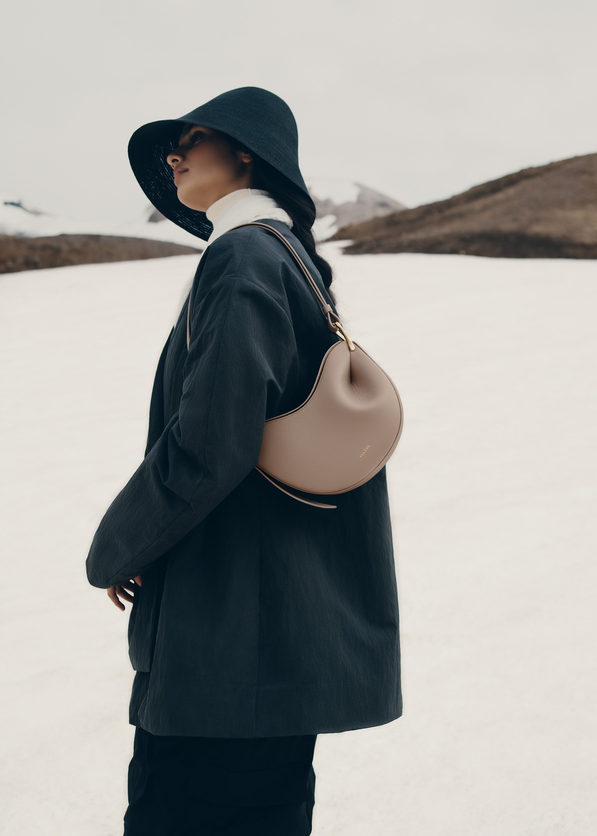 Polene Tonca Textured Taupe